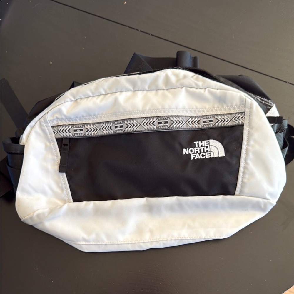 The North Face Black and White Belt Bag